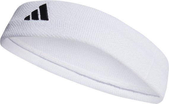 TENNIS HEADBAND WHITE/BLACK 